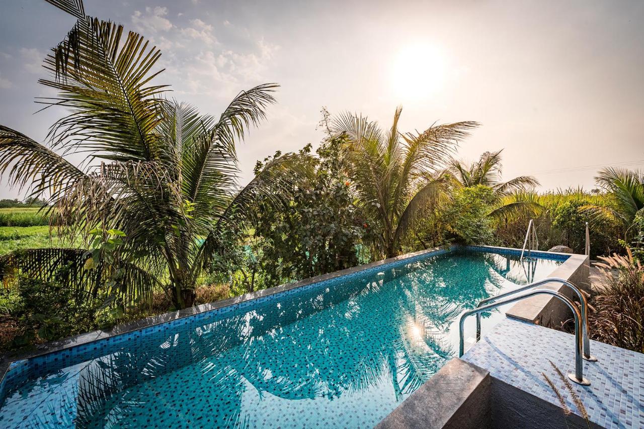 Saffronstays Happy Fields, Pune - Luxury Farmstay With Farm To Table Food Eksteriør bilde